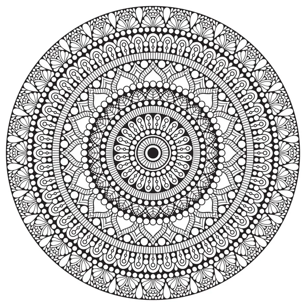 Mandala indiano vettoriale — Vettoriale Stock