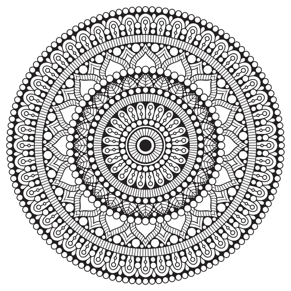 Vector indian Mandala — Stock Vector