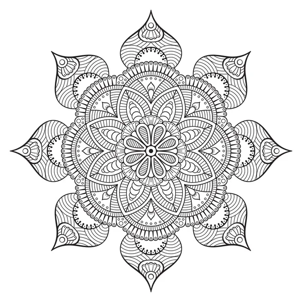 Mandala indiano vettoriale — Vettoriale Stock