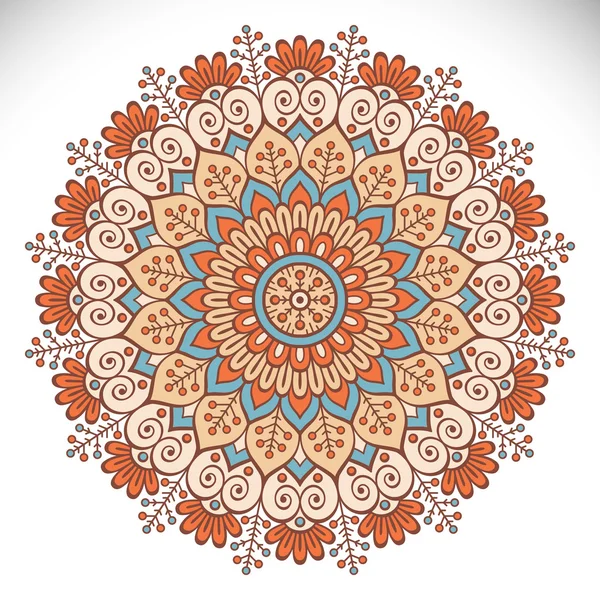 Vektör Hintli Mandala