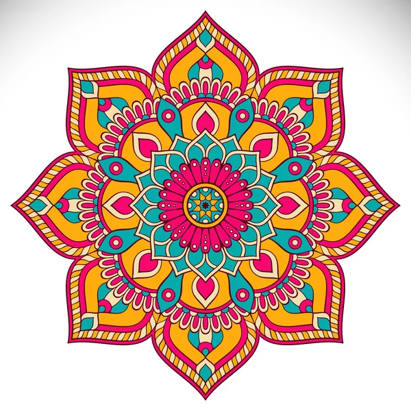 Vector indio Mandala — Vector de stock