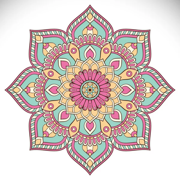 Vektör Hintli Mandala