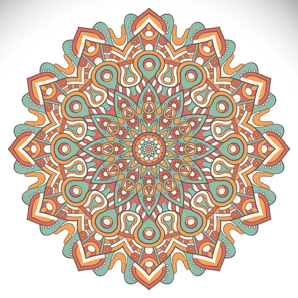 Vektör Hintli Mandala