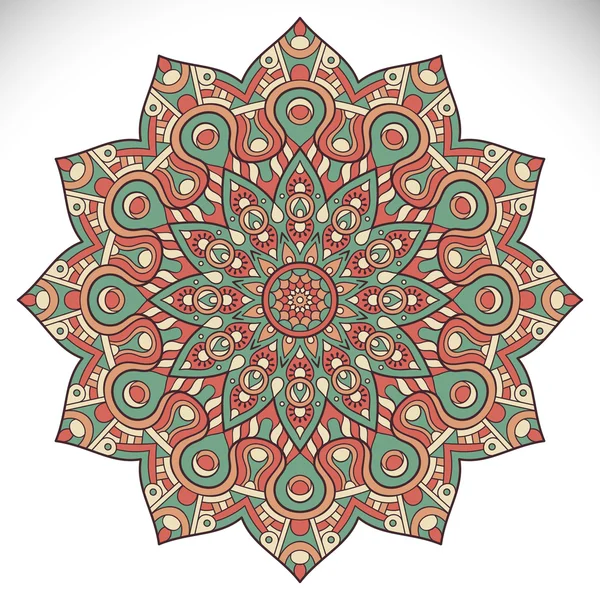 Vektör Hintli Mandala