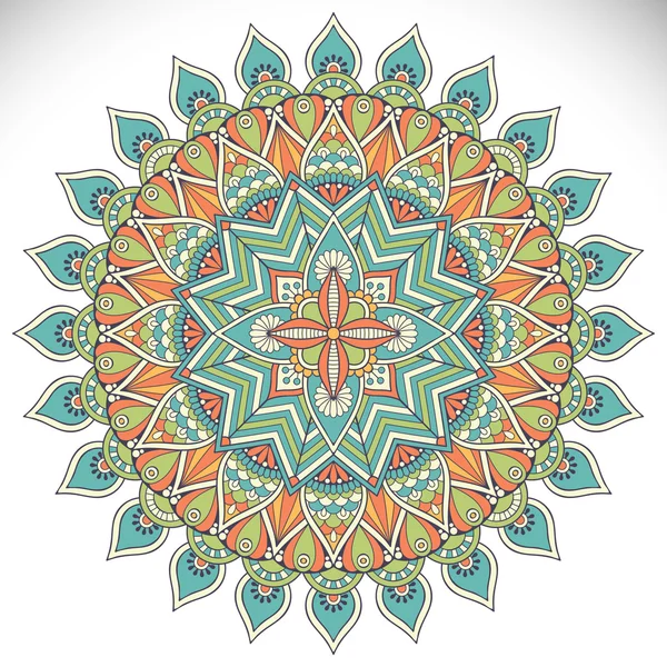 Vektör Hintli Mandala