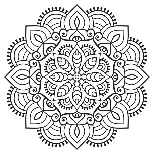 Mandala indiano vettoriale — Vettoriale Stock