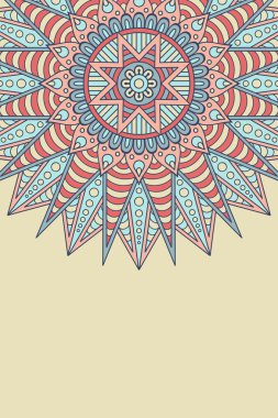 Mandala vektör arka plan