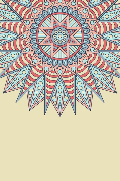 Mandala vector achtergrond — Stockvector