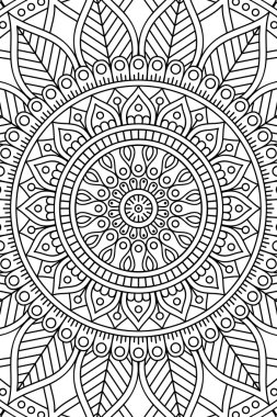 Vektör Hint Mandala arka plan