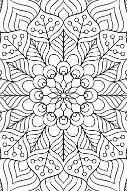 Vektör Hint Mandala arka plan