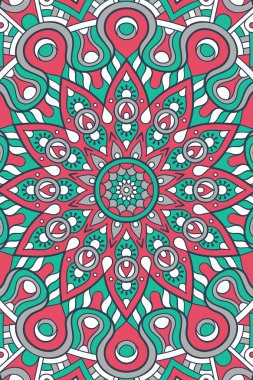 Vektör Hint Mandala arka plan