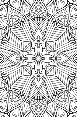 Vektör Hint Mandala arka plan