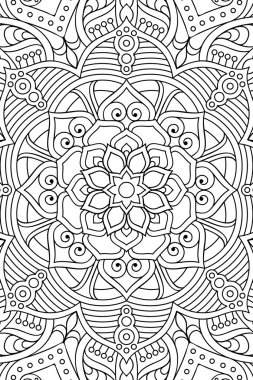 Vektör Hint Mandala arka plan