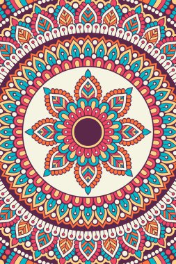 Vektör Hint Mandala arka plan