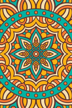 Vektör Hint Mandala arka plan