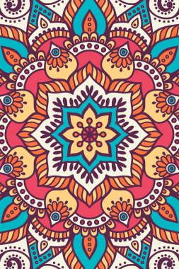 Vektör Hint Mandala arka plan