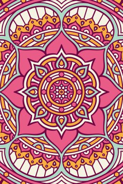 Vektör Hint Mandala arka plan