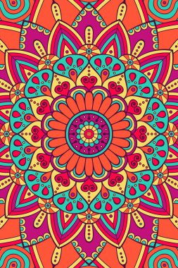 Vektör Hint Mandala arka plan