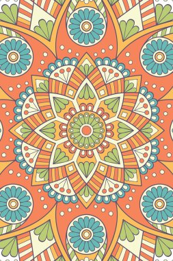 Vektör Hint Mandala arka plan