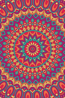 Vektör Hint Mandala arka plan