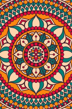 Vektör Hint Mandala arka plan