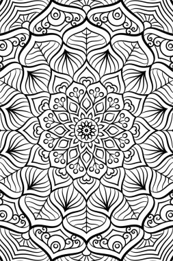 Vektör Hint Mandala arka plan