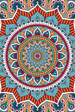 Vektör Hint Mandala arka plan