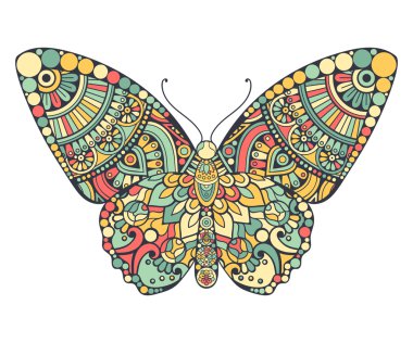 Kelebek. Vintage dekor elementleri