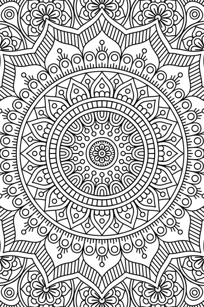 Vector indio Mandala fondo — Archivo Imágenes Vectoriales