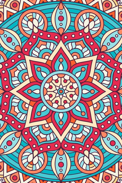 Vector indiana Mandala fundo — Vetor de Stock