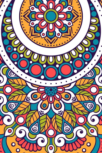 Vector indian Mandala background — Stock Vector