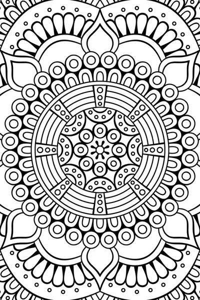 Vector indian Mandala background — Stock Vector