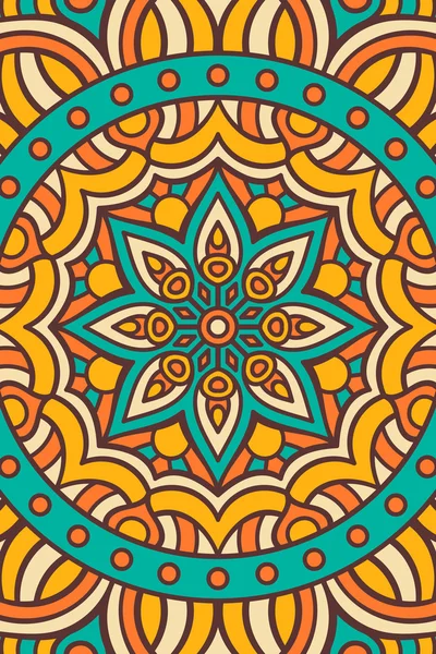 Vector indian Mandala background — Stock Vector