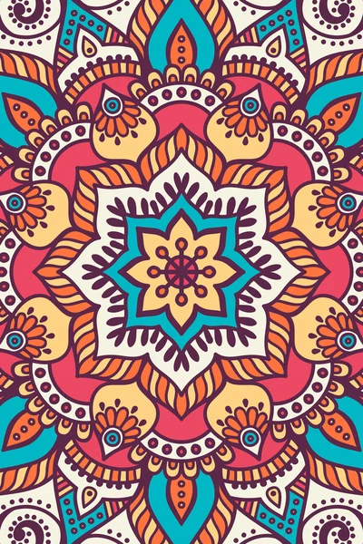 Vector indian Mandala background — Stock Vector