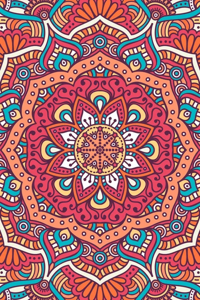 Vector indiana Mandala fundo —  Vetores de Stock