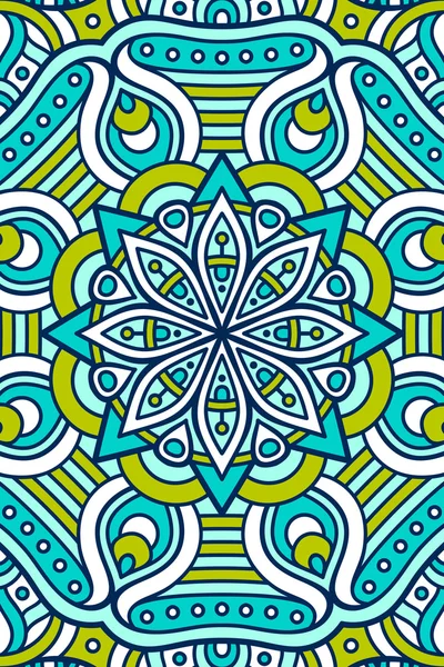 Vector Indiase Mandala achtergrond — Stockvector