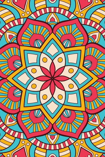 Vector indian Mandala background — Stock Vector