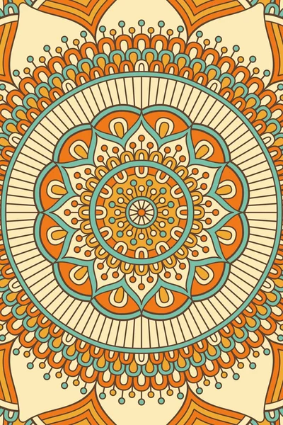 Vector indian Mandala background — Stock Vector