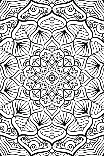 Vecteur indien Mandala fond — Image vectorielle