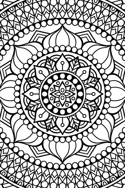 Vector indio Mandala fondo — Archivo Imágenes Vectoriales