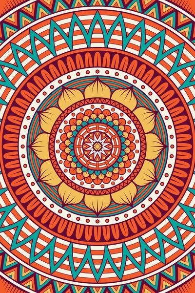 Vector indian Mandala background — Stock Vector