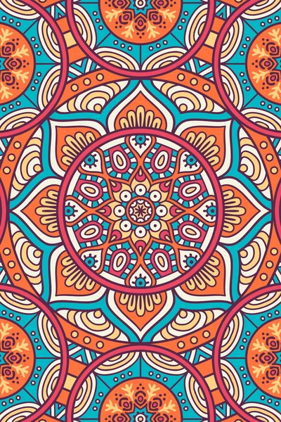 Vector Indiase Mandala achtergrond — Stockvector