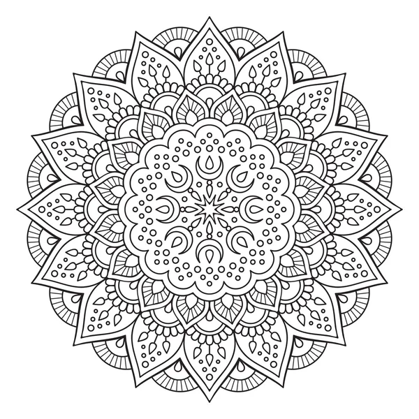 Mandala indien vecteur — Image vectorielle