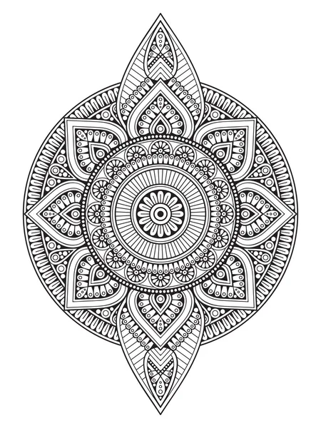 Mandala indien vecteur — Image vectorielle