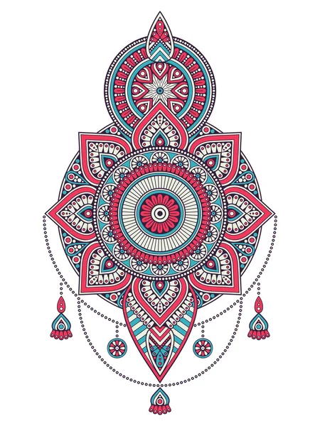 Vektorindian Mandala — Stock vektor