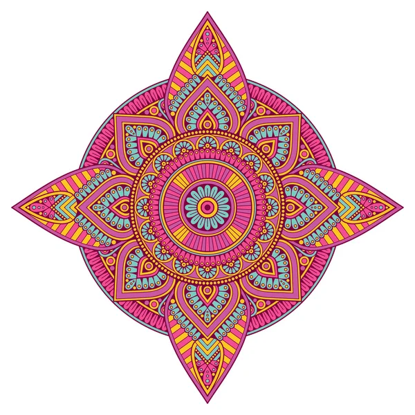 Vector indian Mandala — Stock Vector