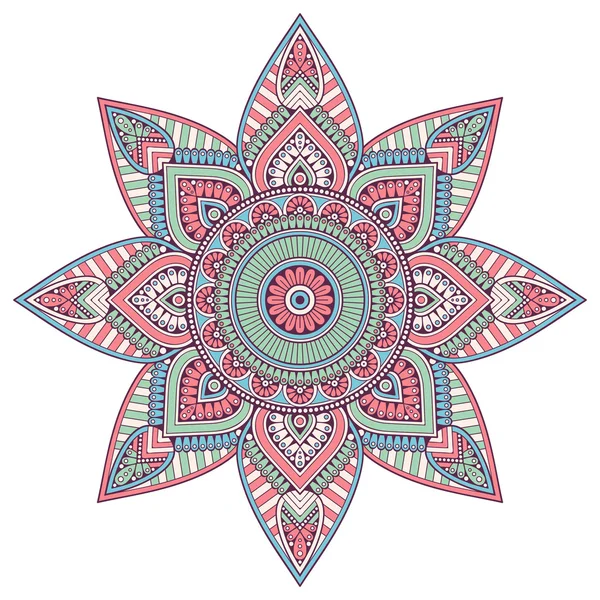 Vector indian Mandala — Stock Vector