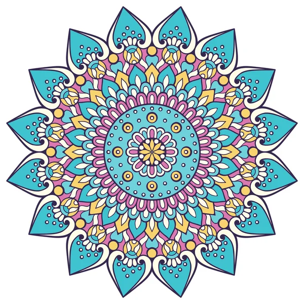 Vetor indiano Mandala — Vetor de Stock