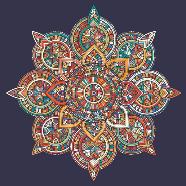 Vektör Hintli Mandala