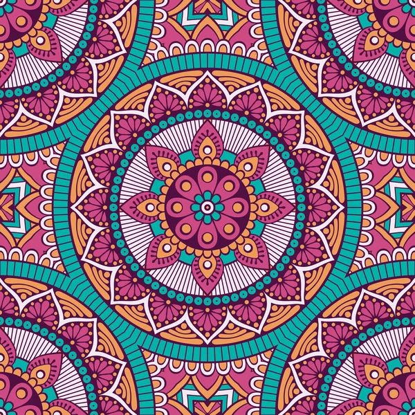 etnik çiçek seamless modeli